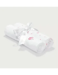 Organic Cotton Minnie Floral Muslins — Set of 2