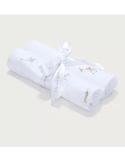 Organic Cotton Party Animal Muslins — Set of 2