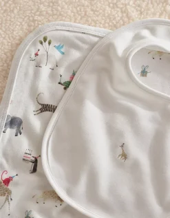 Organic Cotton Party Animals Luxury Gift Set (0–6mths)