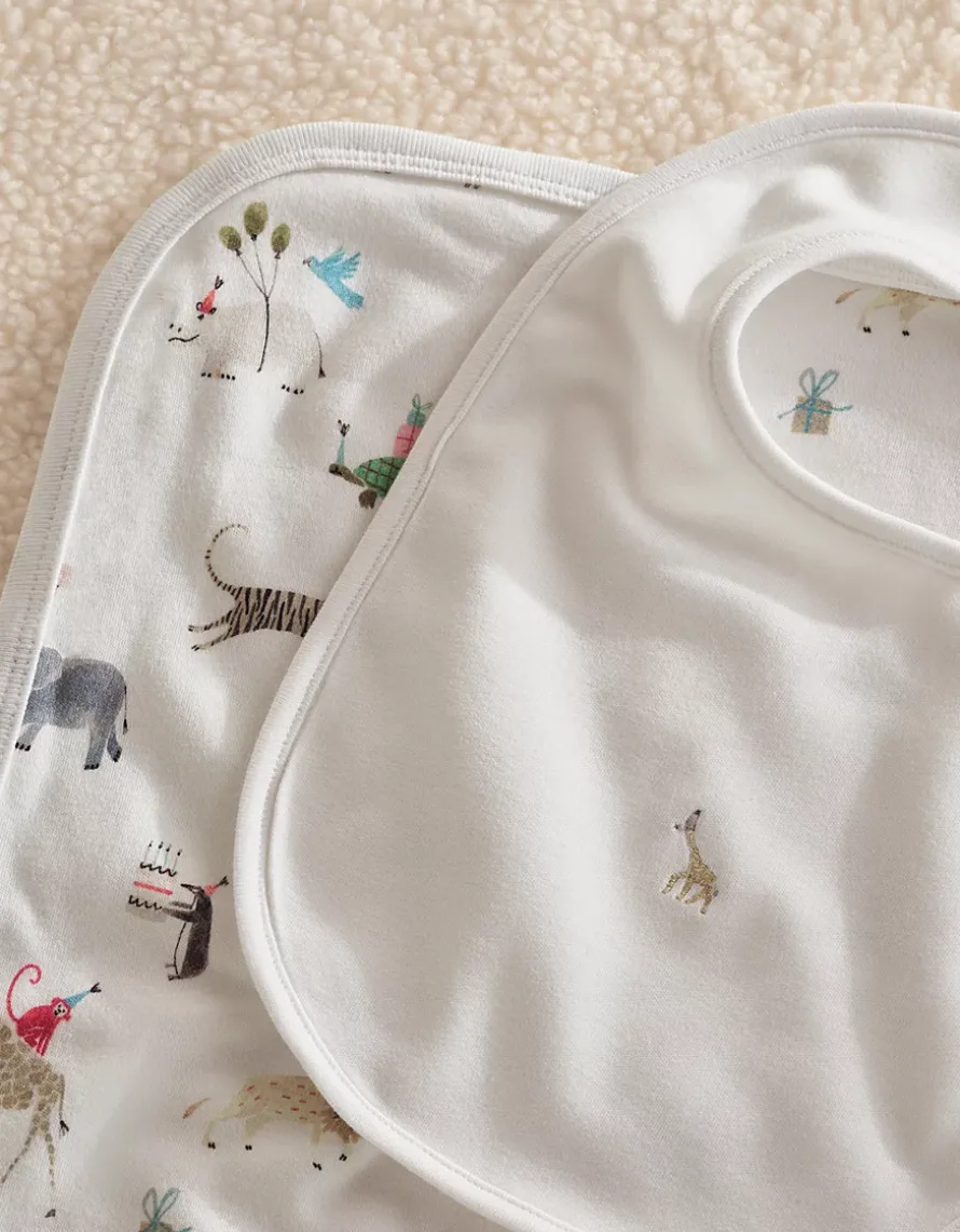 Organic Cotton Party Animals Luxury Gift Set (0–6mths)