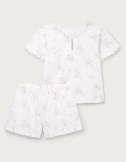 Organic Cotton Relaxed Fit Vintage Floral Boho Pyjamas (1–12yrs)