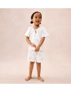 Organic Cotton Relaxed Fit Vintage Floral Boho Pyjamas (1–12yrs)