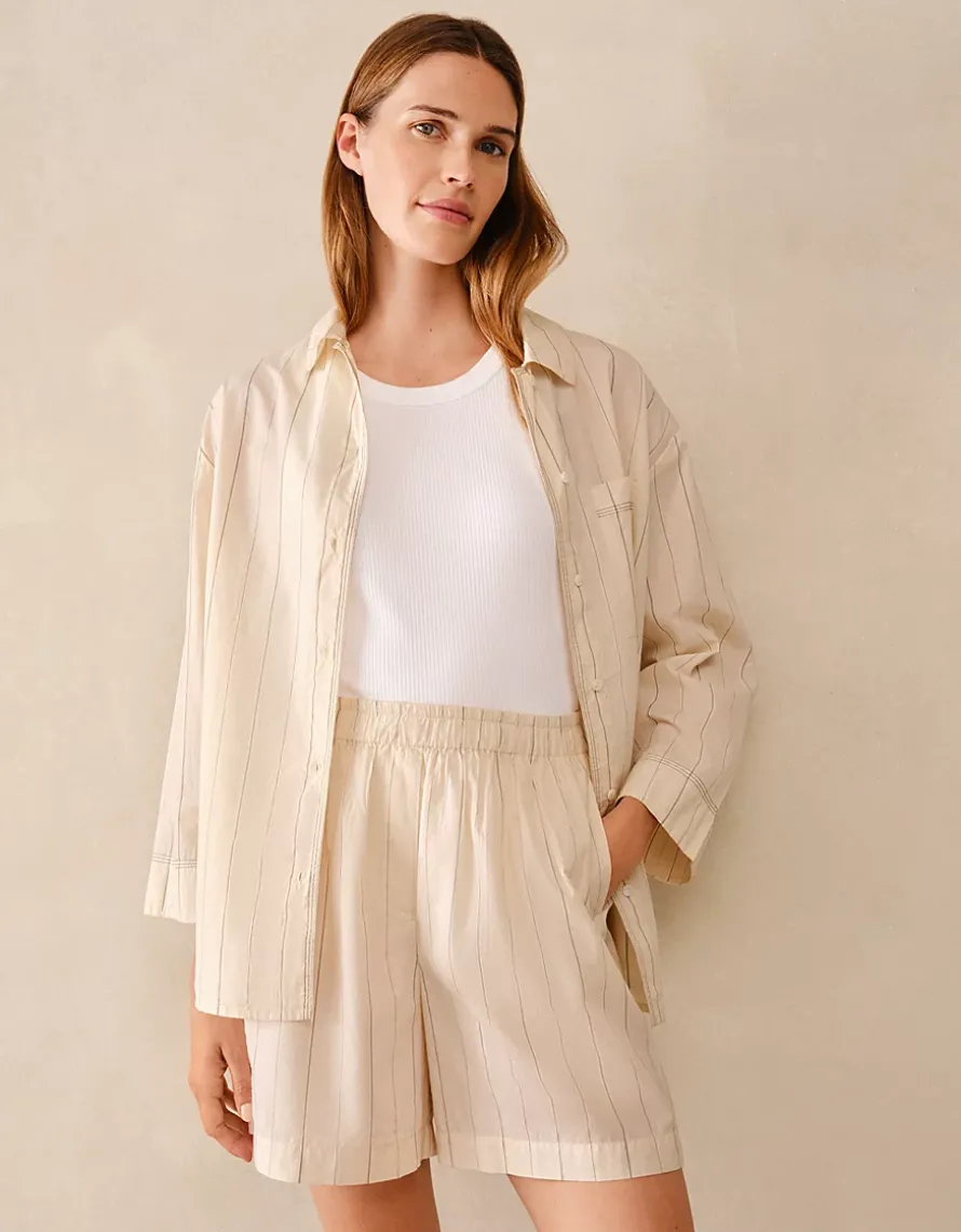 Organic Cotton Relaxed Pyjama Boxer Short