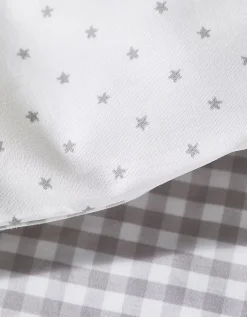 Organic Cotton Reversible Gingham Bed Linen