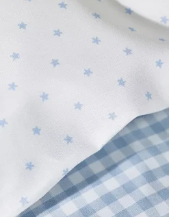 Organic Cotton Reversible Gingham Bed Linen