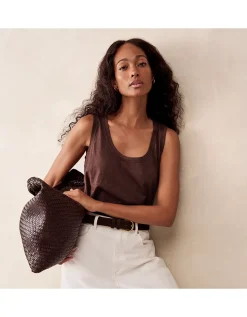 Organic Cotton Scoop Neck Jersey Vest