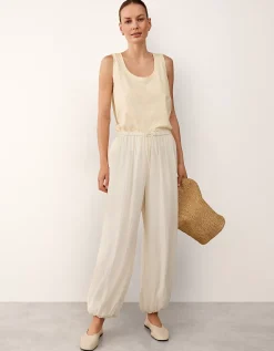 Organic Cotton Scoop Neck Jersey Vest
