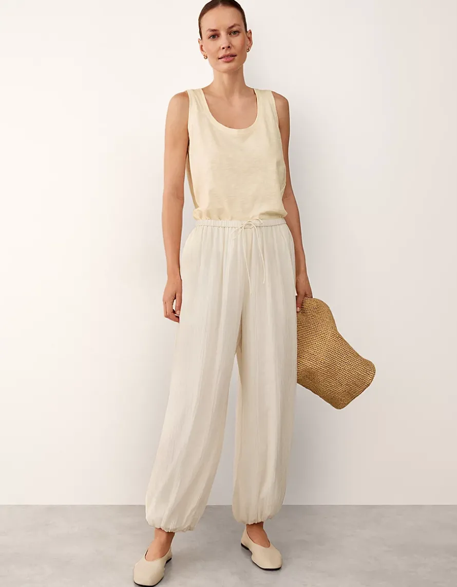 Organic Cotton Scoop Neck Jersey Vest