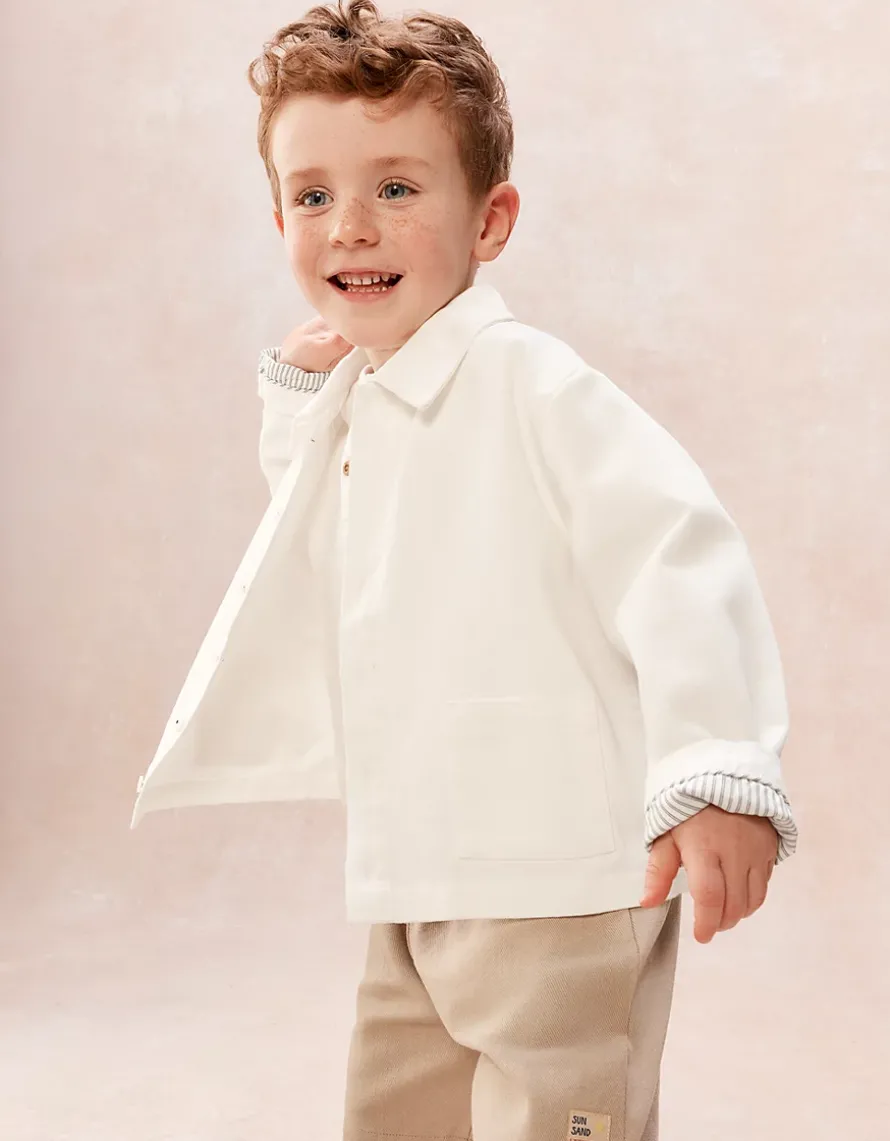 Organic Cotton Shirt T-Shirt & Shorts Set (0–4yrs)