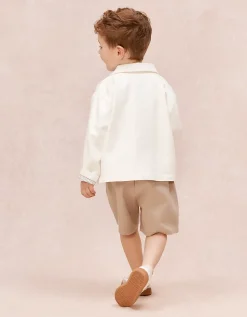 Organic Cotton Shirt T-Shirt & Shorts Set (0–4yrs)