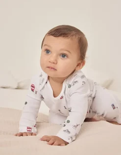 Organic Cotton Sightseeing London Sleepsuit & Bib Set (0–24mths)
