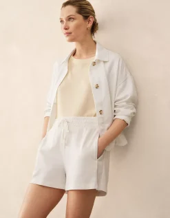Organic Cotton Slub Lightweight Shorts