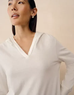 Organic Cotton Slub Lightweight Hoodie