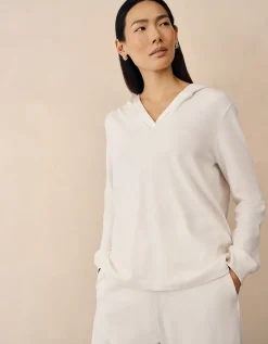 Organic Cotton Slub Lightweight Hoodie