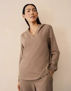 Organic Cotton Slub Lightweight Hoodie