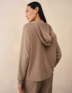 Organic Cotton Slub Lightweight Hoodie