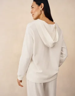 Organic Cotton Slub Lightweight Hoodie
