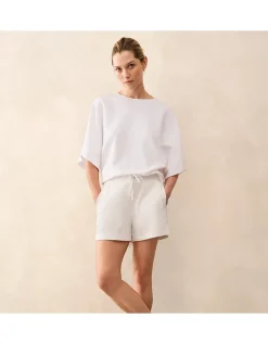 Organic Cotton Soft Loopback Batwing Sweatshirt