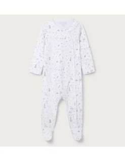 Organic Cotton Spring Scene Wrap Sleepsuit (0–24mths)