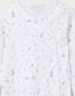 Organic Cotton Spring Scene Wrap Sleepsuit (0–24mths)