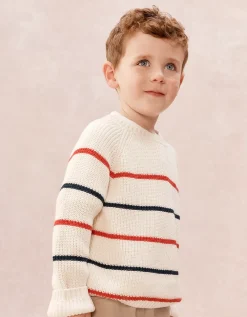 Organic Cotton Stripe Jumper (0–4yrs)