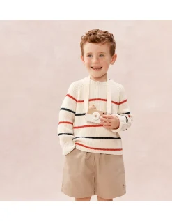 Organic Cotton Stripe Jumper (0–4yrs)