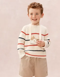 Organic Cotton Stripe Jumper (0–4yrs)