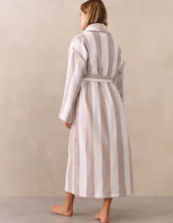 Organic Cotton Stripe Robe