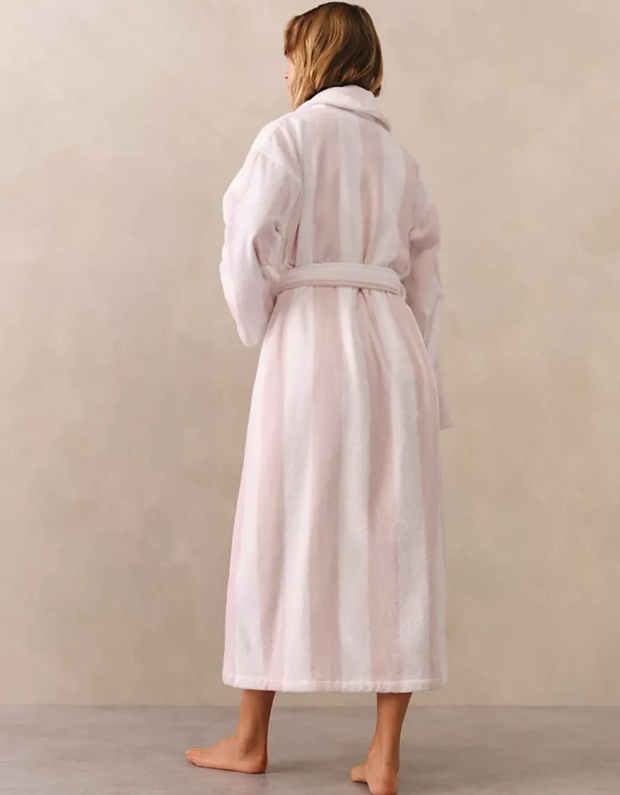Organic Cotton Stripe Robe