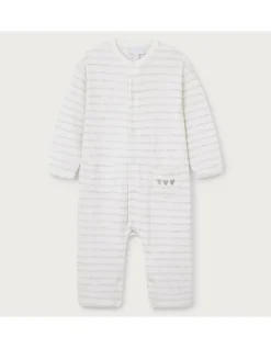 Organic Cotton Stripe Romper (0–24mths)