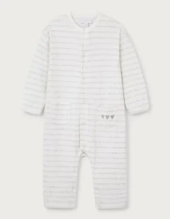 Organic Cotton Stripe Romper (0–24mths)