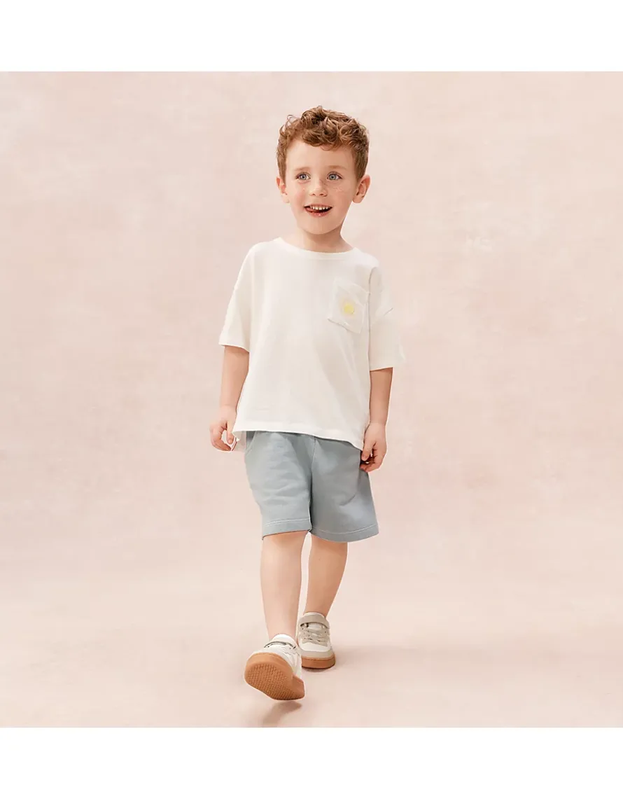 Organic Cotton Sunshine T-Shirt & Shorts Set (0–4yrs)