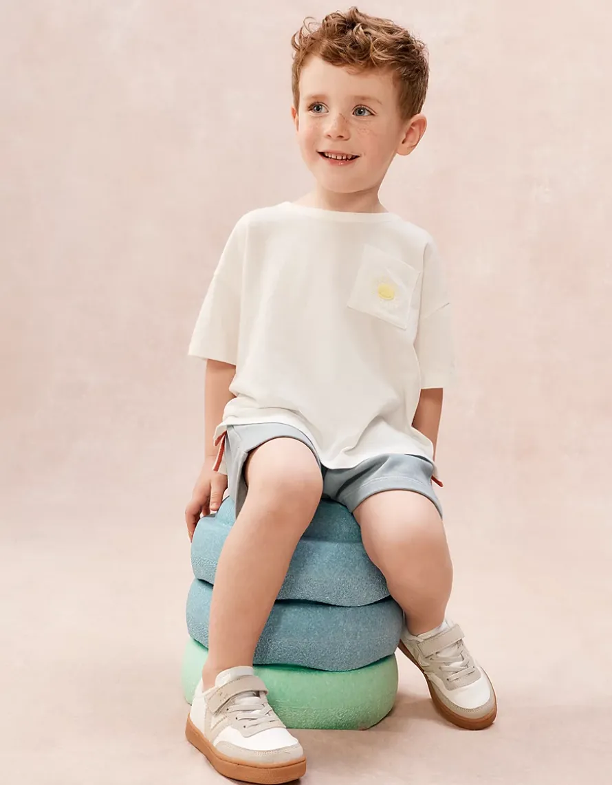 Organic Cotton Sunshine T-Shirt & Shorts Set (0–4yrs)