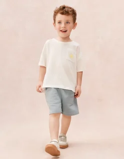 Organic Cotton Sunshine T-Shirt & Shorts Set (0–4yrs)