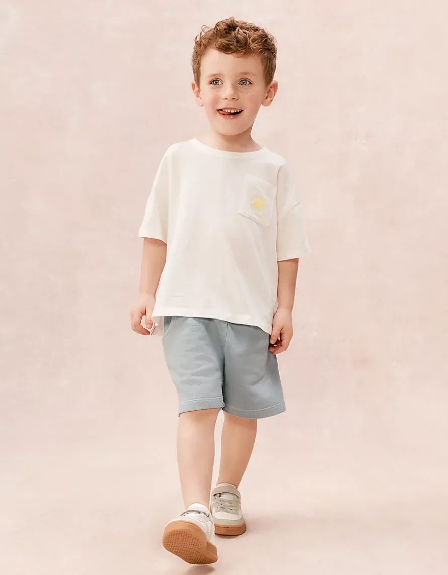 Organic Cotton Sunshine T-Shirt & Shorts Set (0–4yrs)