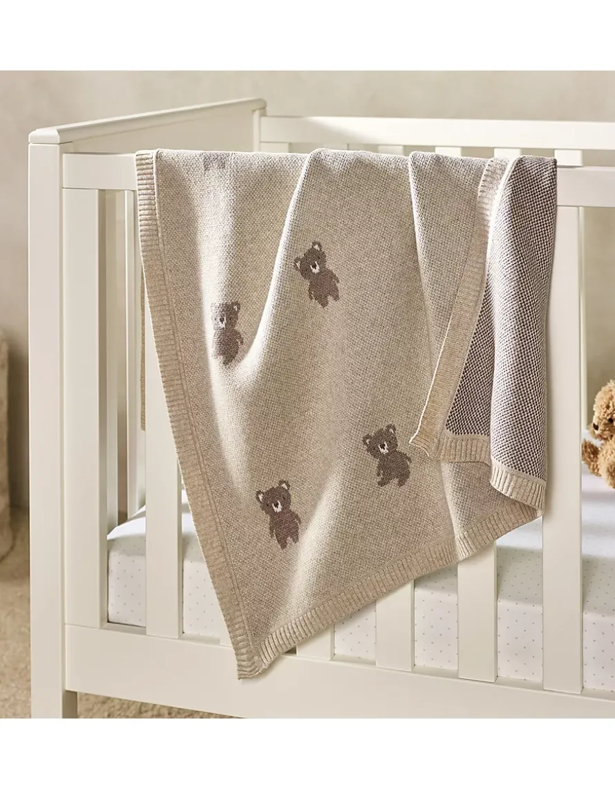 Organic Cotton Teddy Bear Blanket