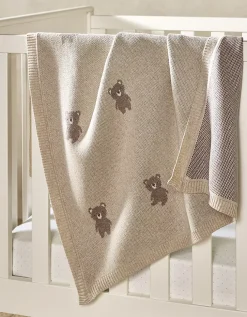 Organic Cotton Teddy Bear Blanket