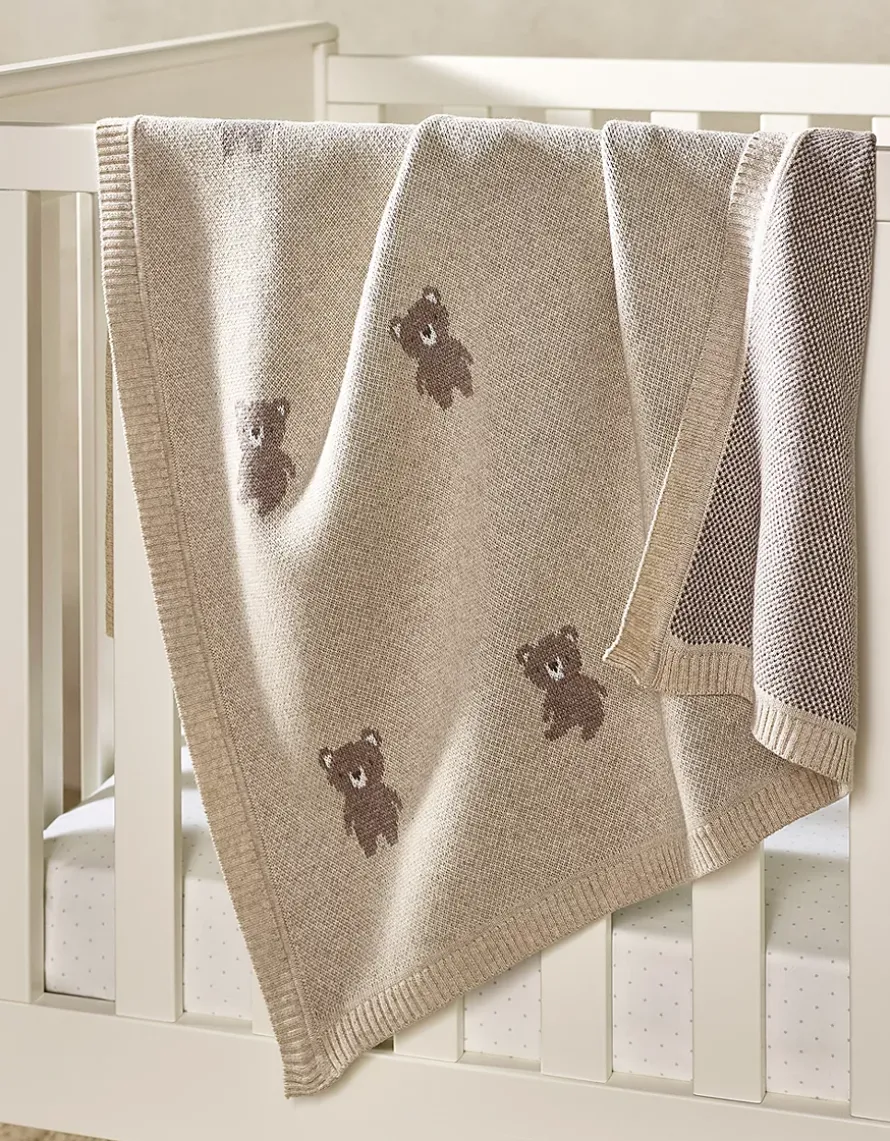 Organic Cotton Teddy Bear Blanket