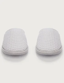 Organic Cotton Unisex Waffle Slippers