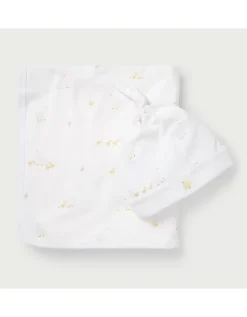 Organic Cotton Walking Ducklings Reversible Blanket & Hat Set (0–12mths)