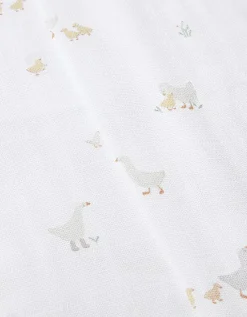 Organic Cotton Walking Ducklings Muslins — Set of 2