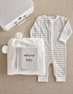 Organic Cotton Welcome Baby Gift Set (0–6mths)