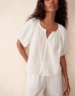 Organic Double Cotton Boho Blouse