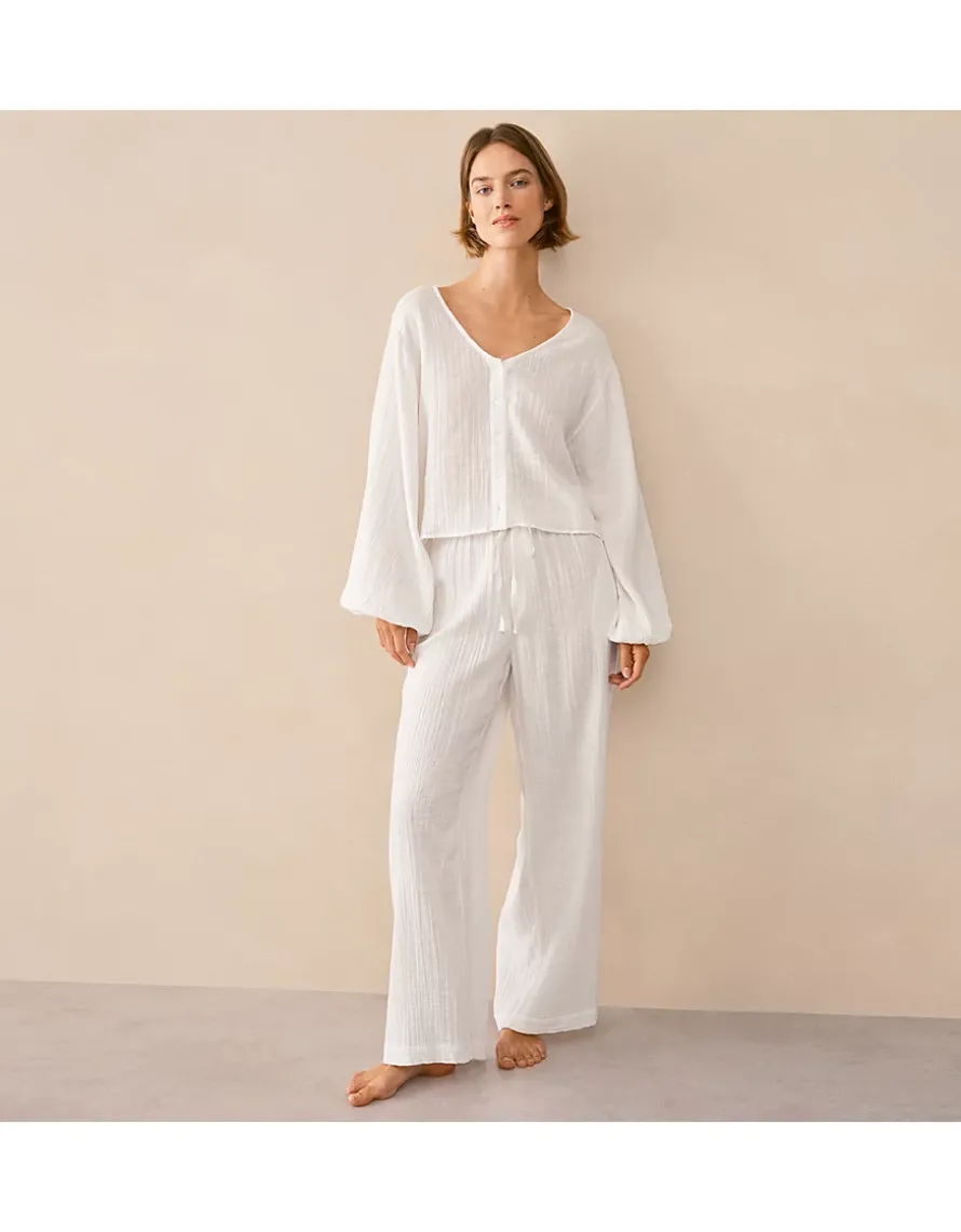 Organic Double Cotton Gauze Boho Pyjama Set