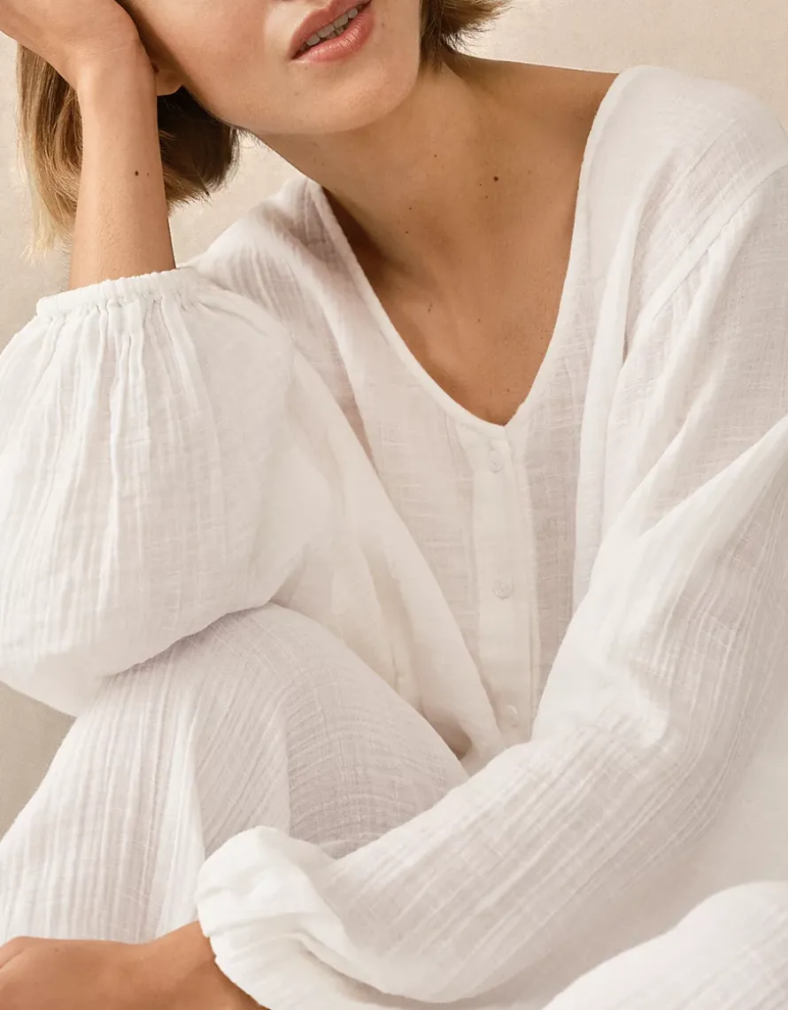 Organic Double Cotton Gauze Boho Pyjama Set