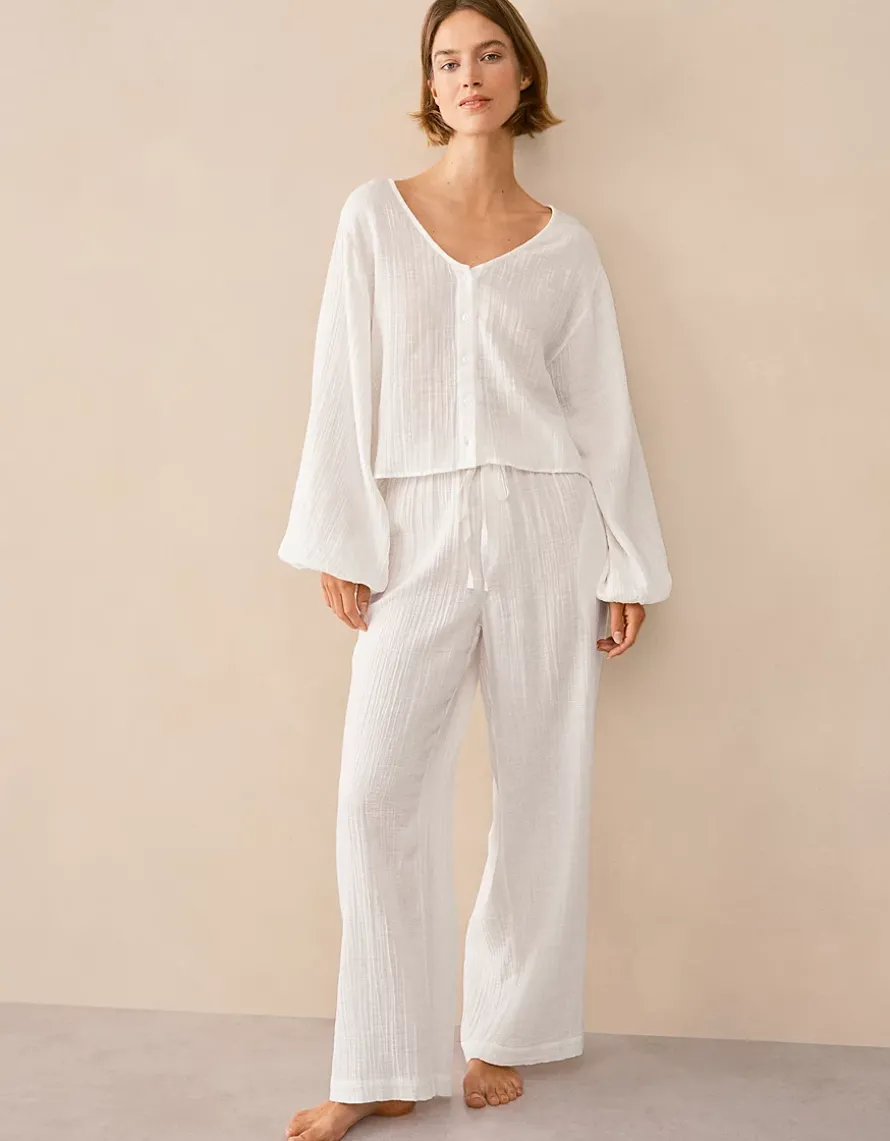 Organic Double Cotton Gauze Boho Pyjama Set