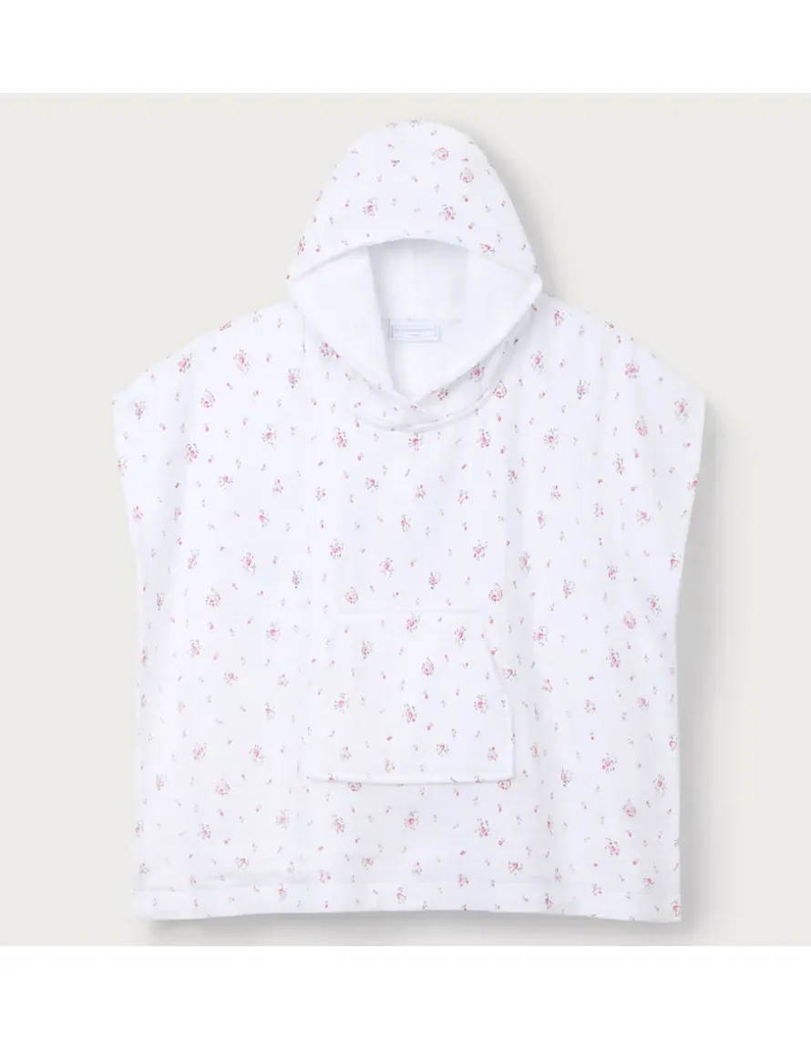 Organic Double Cotton Minnie Floral Towelling Hoodie (0–4yrs)