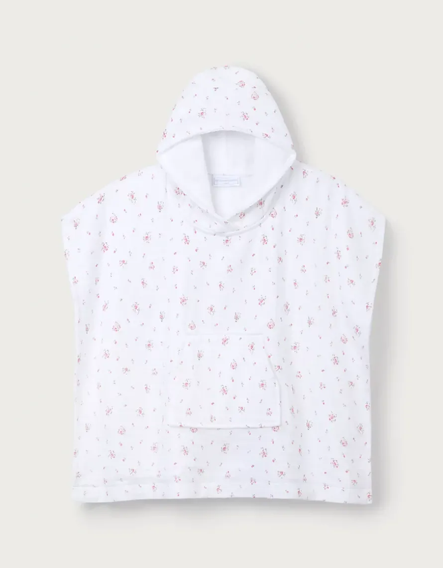 Organic Double Cotton Minnie Floral Towelling Hoodie (0–4yrs)