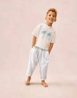 Organic Double Cotton Relaxed Fit Siesta Time Pyjamas (2–12yrs)