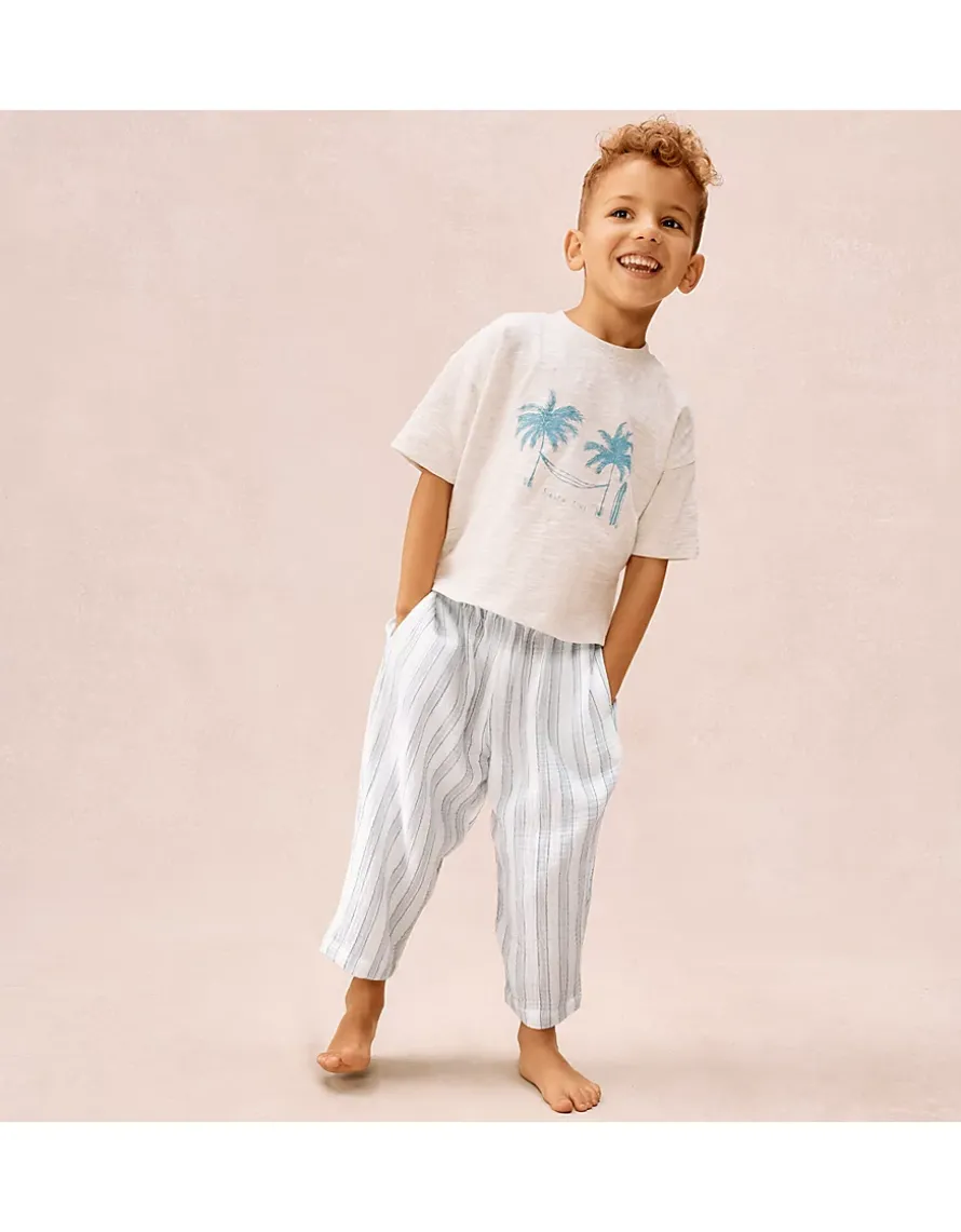 Organic Double Cotton Relaxed Fit Siesta Time Pyjamas (2–12yrs)